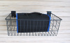 TurnLock_Heavy Duty Deep Wire Basket  9.5" H x 24" W x 12" D